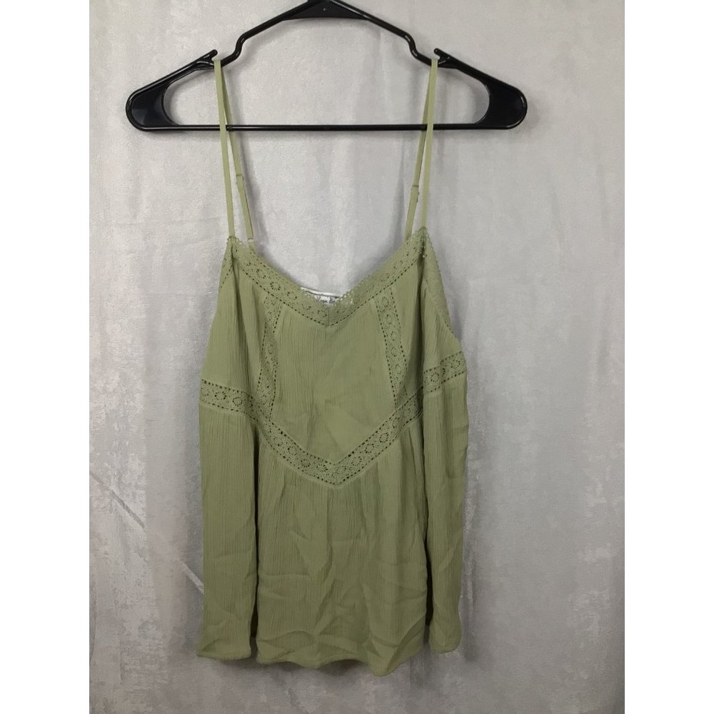 Hippie Rose Women's Woven Tank Top Size Large Dusty Pear NWT